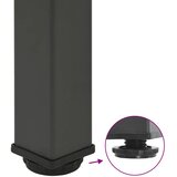  Noge za klub stolić 4 kom. antracit 30-32 cm čelik | shoptok.hr