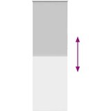 vidaXL Rolo zavjesa Blackout svijetlo siva 70x210 cm Širina tkanine | shoptok.hr