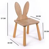 Hanah home Dječija stolica BLTYZ-AKTV045, 30x57x30 cm, Boje hrasta | Eponuda.ba