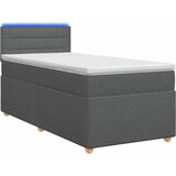  Boxspring krevet s madracem Tamnosiva 80 x 200 cm Tkanina 80 x 200 x 100.5 cm | Shoptok.si