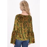 usha FESTIVAL Bluza rumena / zelena / kaki | Shoptok.si