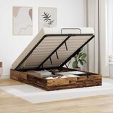  Otomanski krevet s pohranom Staro drvo 193 x 140 x 25 cm | shoptok.hr