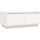  Stolić za kavu bijeli 80 x 50 x 35 cm od masivne borovine | shoptok.hr