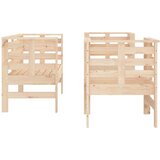  The Living Store Vrtna sedežna garnitura 3-delna trdna borovina - Vrtna Sedežna Garnitura, (21452466) | Shoptok.si