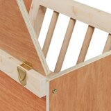  Hranilica za sijeno za zečeve 25x18,5x20,5 cm masivna jelovina | shoptok.hr