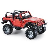 Lean_Toys Kocke za sestavljanje daljinsko voden terenski avtomobil Red CADA 1941 Elements | Shoptok.si