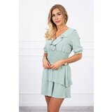 Kesi Waist dress dark mint Cijene
