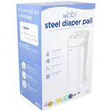 Ubbi Koš za plenice - Bela | Shoptok.si