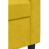  3-dijelni set sofa s jastucima žuti baršunasti | shoptok.hr