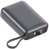 Prenosna baterija SWISSTEN 20.000mAh 45W / USB-C kabel, antracit | Shoptok.si