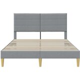  Okvir za krevet Svijetlo siva 160 x 200 cm tkanina - Svjetlosiva 160 x 200 cm | shoptok.hr