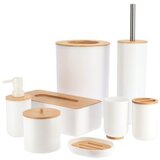 Tendance kutija za vatu 7,5X10 cm bambus/ps bela 6785210 Cene