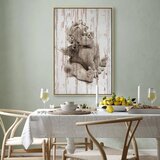  Slika - Pensive Cupid (1 Part) Vertical 60x90 U prirodnom drvenom okviru | shoptok.hr
