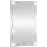  Zidno ogledalo s LED svjetlima 40x60 cm stakleno pravokutno | shoptok.hr