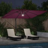 Roma Suncobran Crvena 286 x 284 x 270 cm Aluminij i poliester | Eponuda.ba