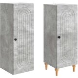  Set ormara 2 pcs Betonska siva Konstruirano drvo Slike