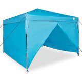 Šator s nadstrešnicom Plava 290 x 290 x 251 cm tkanina | shoptok.hr