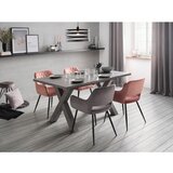 Mömax oblazinjeni stol serafina, siva | Shoptok.si