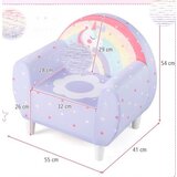 Otroška soba > Malčki > Otroški stolčki Otroški kavč z motivom Unicorna - vijoličen | Shoptok.si