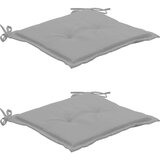  Blazine za vrtne stole 2 kosa sive 50x50x3 cm oxford tkanina, (20623278) | Shoptok.si