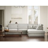 Maison de Rêve Svijetlo siva kutna garnitura od šenila (s desnim kutom/u obliku slova L) Kirou – | shoptok.hr