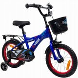  Dječji bicikl Vibbe dragon BMX 14 inča s vodilicom i bočnim kotačima YM-CB-23 - plavi | shoptok.hr