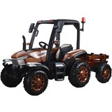 Veliki traktor s prikolicom 4x4 - smeđi | shoptok.hr