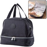  Funkcionalna i elegantna termo torba za ručak 27cm - crna Cijene