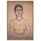  Slika - Frida Kahlo – Self-Portrait 1929 (charcoal drawing) 40x60 U prirodnom drvenom okviru | shoptok.hr