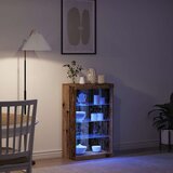  LED komoda Staro drvo 60,5 x 37 x 100 cm Konstruirano drvo | Eponuda.com