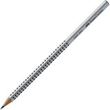 Olovka GRAFITNA B GRIP 2001 FABER-CASTELL 117001 SREBRNA | shoptok.hr