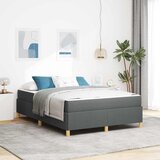  Krevetna konstrukcija Tamno siva 160 x 200 cm tkanina Zagasitosiva | Shoptok.si