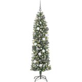 Umjetno vitko božićno drvce Zelena 180 cm PVC | shoptok.hr