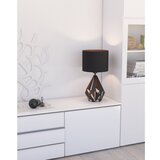 Eglo Carlton 5 stolna lampa E27, 51 cm, crna/bakrena, 43077 | shoptok.hr