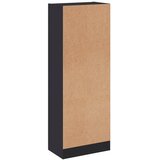 Ormarić za knjige s 3 razine sivi 40x24x109cm konstruirano drvo | shoptok.hr