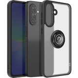 AVIZAR Ohišje za Samsung Galaxy A36 Magnetni obroček prozoren nazaj, Črna, (5000014852) | Shoptok.si