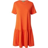 United Colors Of Benetton Obleka oranžna