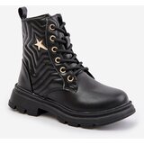 EVENTO Insulated children's ankle boots with a zipper made of Eco leather black Liotira | Eponuda.ba