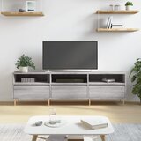 vidaXL TV omarica siva sonoma 150x30x44,5 cm inženirski les | Shoptok.si