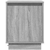 Noćni ormar 2 pcs Siva 39 x 34,5 x 50 cm Konstruirano drvo | Eponuda.com