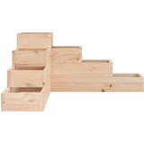  Vrtna sadilica s 4 razine 80,5 x 79 x 36 cm od masivne borovine | Eponuda.com