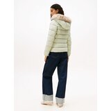 Tommy Jeans Zimska jakna mornarsko plava / pastelno zelena / crvena / bijela | shoptok.hr
