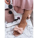 DStreet Klapki damskie BRANDY różowe | Shoptok.si
