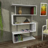 Woody Fashion polica za knjige sunrise white Cene