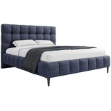 MID.YOU OBLAZINJENA POSTELJA 180 cm x 200 cm , les, tekstil, leseni material modra | Shoptok.si