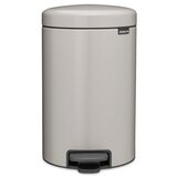 Brabantia Svetlo siv jeklen koš za smeti s pedalom 12 l NewIcon – Cene