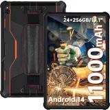 RT9 24GB(6+18GB)/256GB/TF 1TB, 4G-LTE oranžna Trpežna tablica računalnik, 11000mAh 10.1" Android 14, (22112282)
