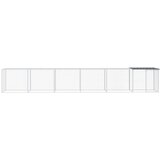  Kavez za kokoši s krovom antracit 603x98x90 cm pocinčani čelik | shoptok.hr