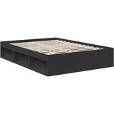  Krevetna konstrukcija Crna 140 x 200 cm Konstruirano drvo | shoptok.hr