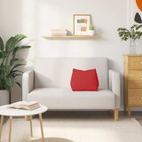  Jastuk za leđa Crvena 45 x 20 x 35 cm tkanina | shoptok.hr